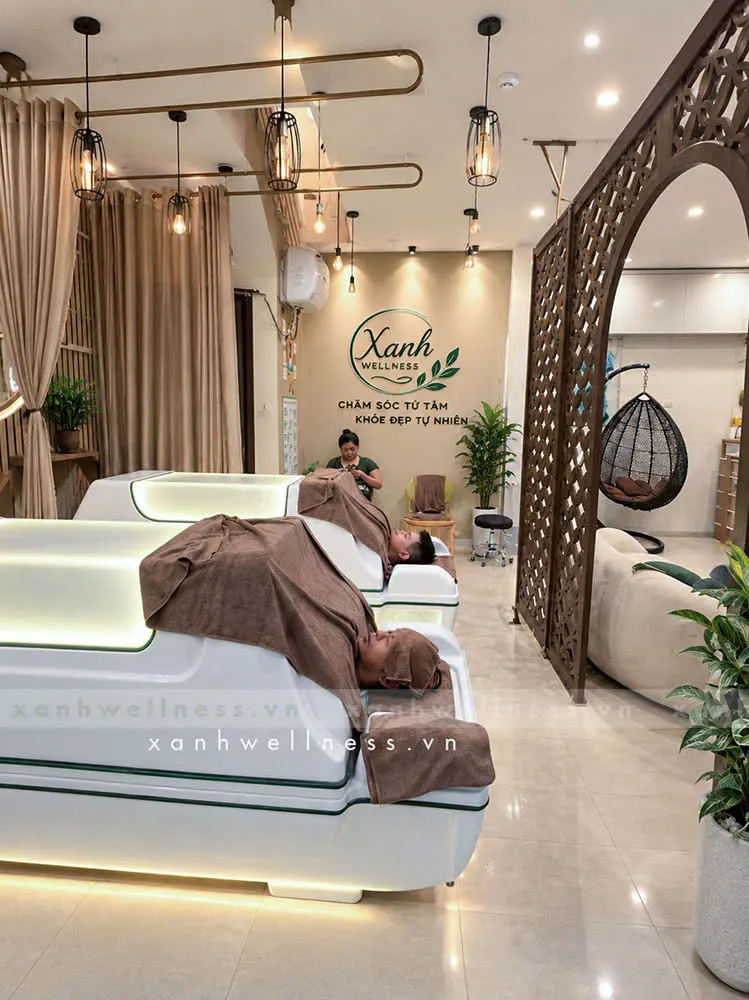 Buồng trị liệu ánh sáng tại Xanh Wellness