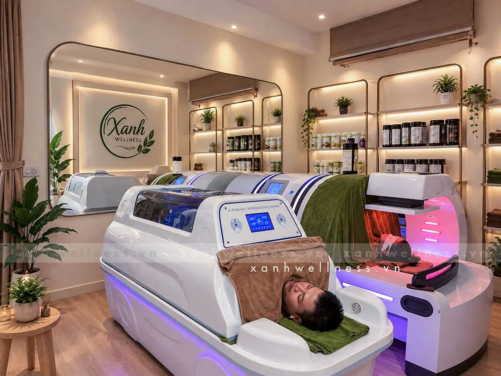 Không gian thực tế tại Xanh Wellness