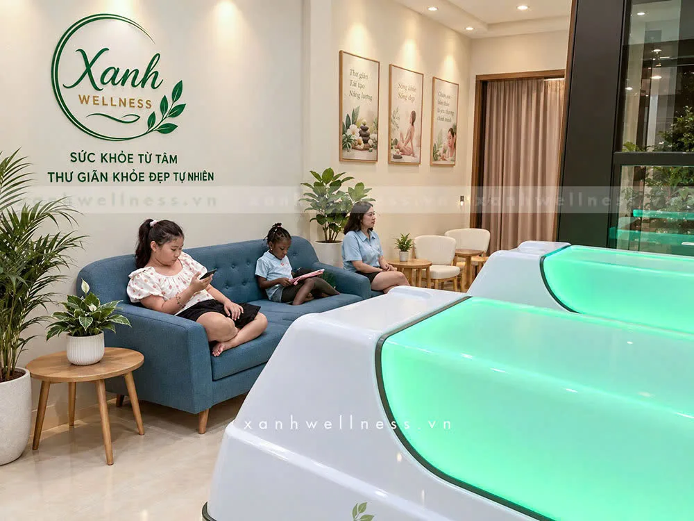 Không gian thực tế tại Xanh Wellness