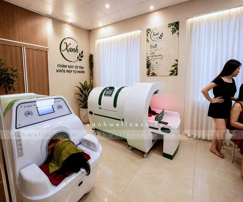 Không gian thực tế tại Xanh Wellness