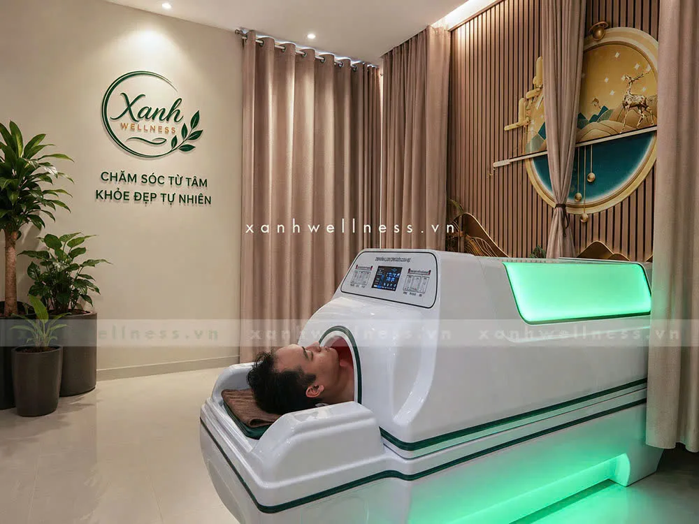Không gian thực tế tại Xanh Wellness