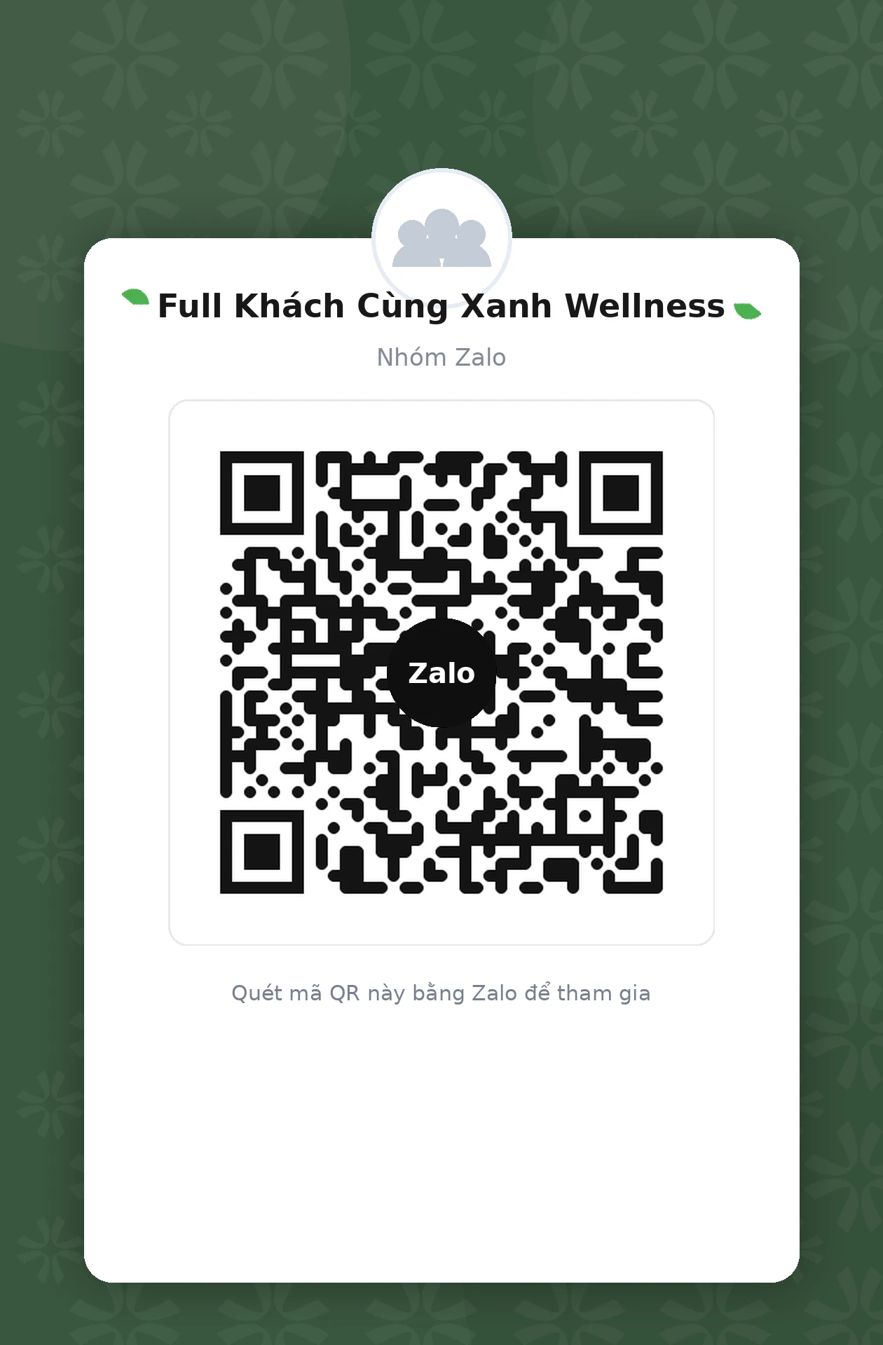 Quét mã QR vào nhóm Zalo nhận Bộ Bí Kíp Toàn Tập Cho Spa