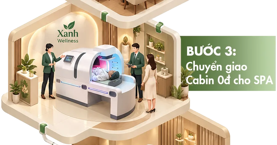 Bước 3: Chuyển giao Cabin 0đ cho spa