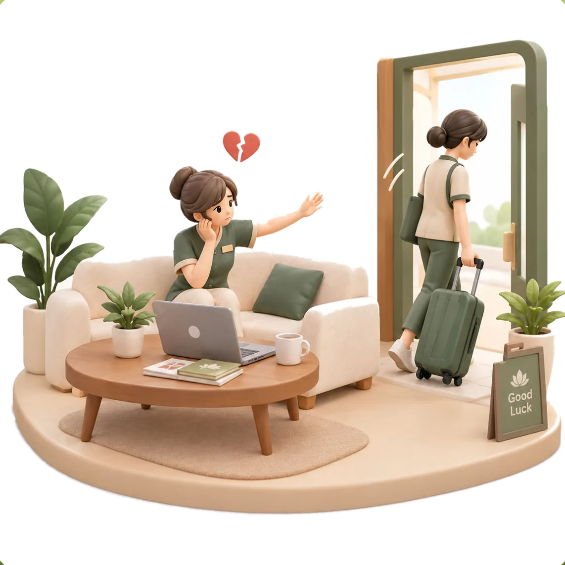 Nhân viên: tuyển và đào tạo xong thì nghỉ việc